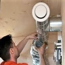 Praha 4 - Michle, Pod dálnicí - vzduchotechnické práce