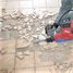Odsekání keramické dlažby bez začištění podkladu