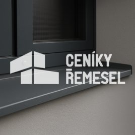 Oplechování okenního parapetu
