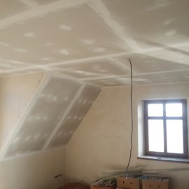 Montáž SDK, zateplení, úpravy pro vodu a elektro