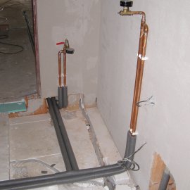 instalace podlahového vytápění