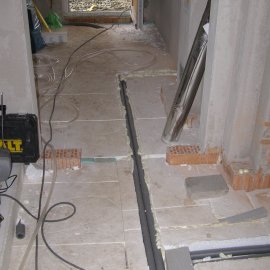 instalace podlahového vytápění