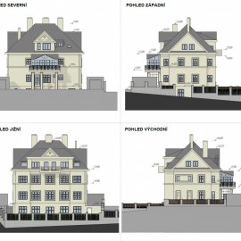 Architektonické řešení při rekonstrukci vily 