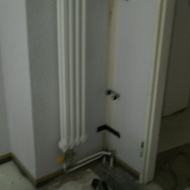 instalace radiátoru
