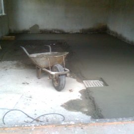 betonování podlahy