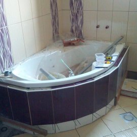 Hlubočany - rekonstrukce koupelny - vana