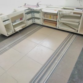 Řitka - rekonstrukce domu - kuchyňská linka
