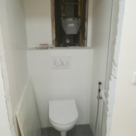 Rekonstrukce bytu Dejvice - wc