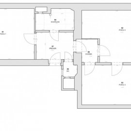 Architektonické práce Vítkova - stávající stav