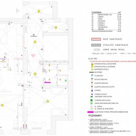 Horusická architektonický návrh - elektroinstalace