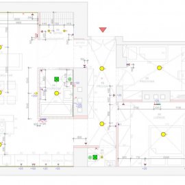 Holečkova - architektonické práce - elektroinstalace