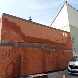 Hodonín - Výstavba polyfunkčního domu - dokončovací práce