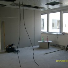 Montáž SDK příček