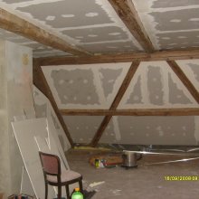 SDK šikminy, stropy