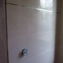 obklady a dlažby v zrekonstruované koupelně