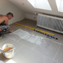 montáž podlahových dílců