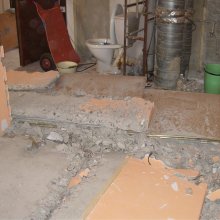 demontáž stávajících předmětů