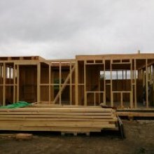 montáž dřevostavby