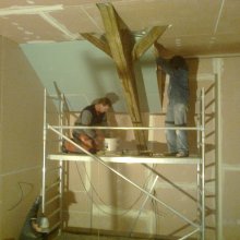 montáž SDK podhledu