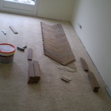 Pokládka parket, broušení, lakování