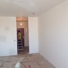 pokoj před vymalováním