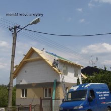 montáž krovu a krytiny
