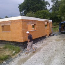 RD před výstavbou komínového systému