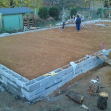 hutnění základového zásypu