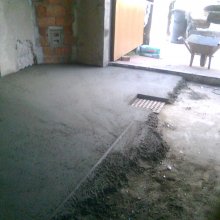 betonování podlahy