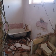 vybourání původní příčky