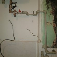 připojení původního bojleru