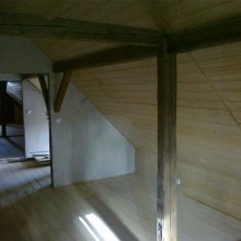 obložení podkroví do palubek