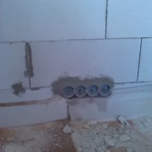 Elektroinstalační práce při rekonstrukci bytu