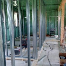 dřevostavba - sádrokarton