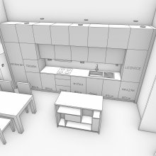 3D mode první kuchyně