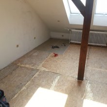 Praha - RD - pokládka vinylové podlahy