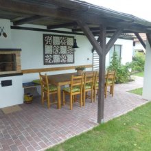 Žihle - výstavba venkovního grilu