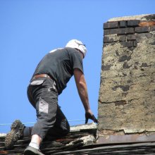 Dolní Beřkovice - oddehtování komínu