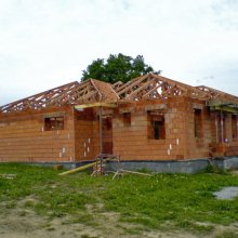 Lukavice - RD - hrubá stavba