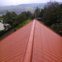 Drásov - instalace hromosvodu