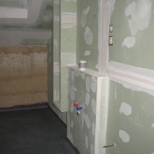 Těptín - sádrokartony v podkroví