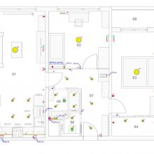 Praha 12 - dispoziční řešení bytu