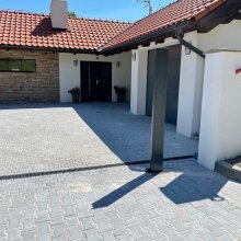 Velké Popovice - Založeni zahradního domku