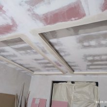 Zvole - Montáž  SDK rodinný dům šikminy a rovný stropy