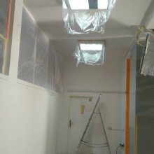 Příbram - Malirske a opravarske prace v HYMPL po prasknuti hadice z vodou