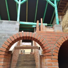 Albrechtice nad Vltavou - Stavba vinného sklepa