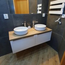 Praha 9 - Rekonstrukce koupelny na klíč: Kompletní modernizace koupelny v bytě