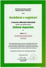 ZELENÁ ÚSPORÁM